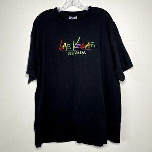 Vintage Las Vegas Nevada T-Shirt Size 2XL Emroidered Stitching